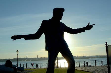 Bild der Silhouette von Elvis Presley
