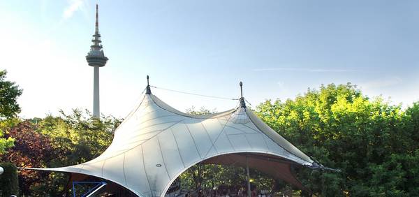 Bild von der Seebühne im Luisenpark