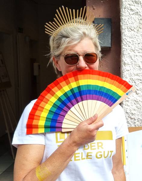 Bild von einer Pride-Teilnehmerin