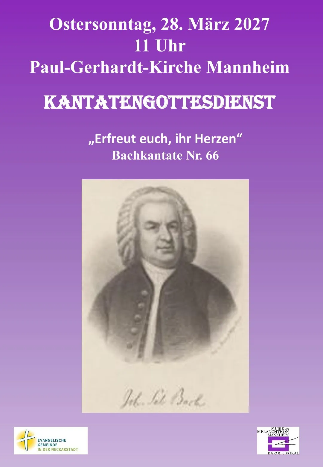 Quelle: EGidN BRV - eingebettet von ekma.de Flyer für Konzert von Barock Vokal am 28. März 2027