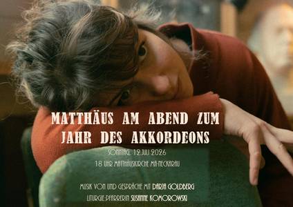 Akkordeonkonzert am 12. Juli in der Matthäuskirche